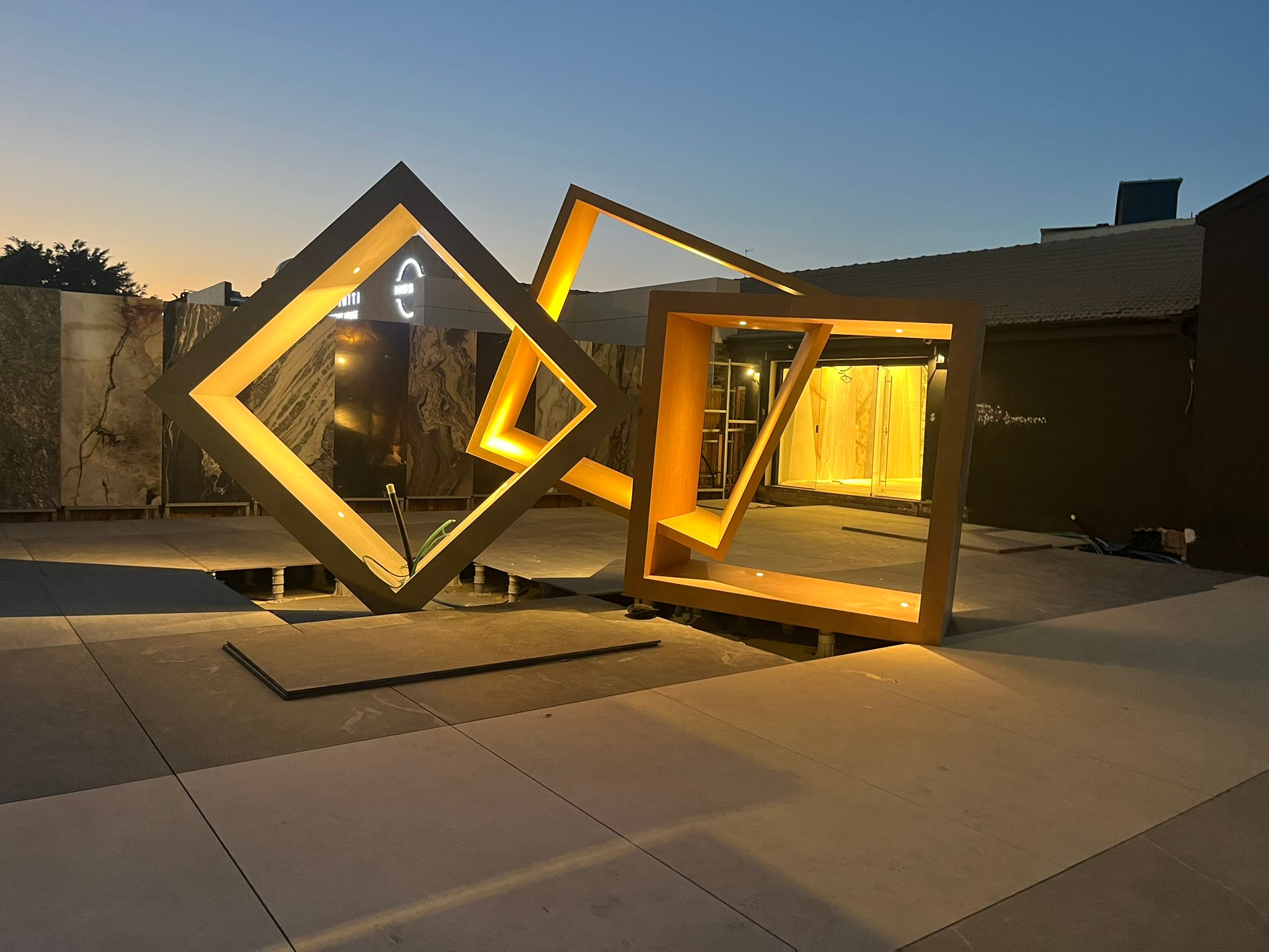 פרוייקט אולם תצוגה לבית בהרצליה